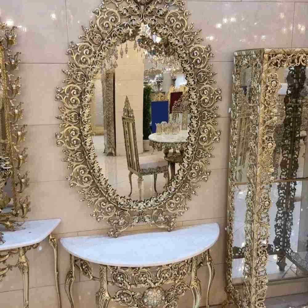 کنسول و آینه شمعدان