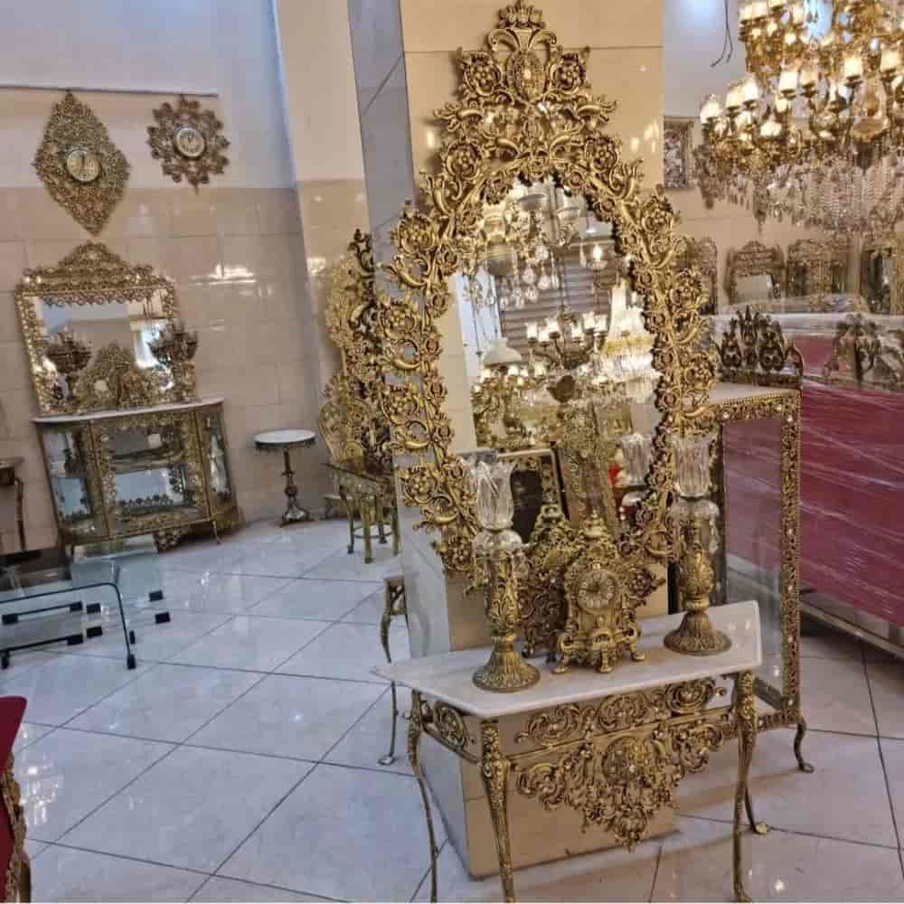 مرآة شمعدان من الألومنيوم