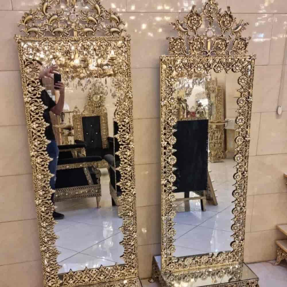 مرآة ألمنيوم طويلة